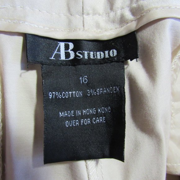 NWT ABstudio KACKI  PANTS SIZE 16 - Picture 6 of 13